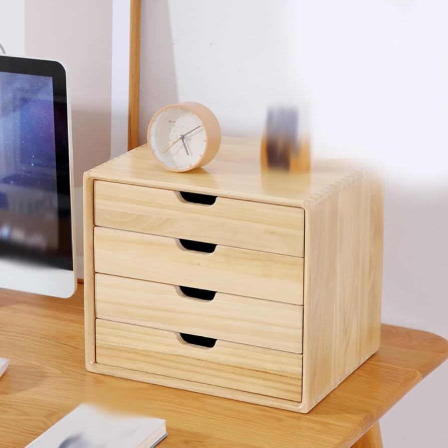 Amazon｜MJKQ9 収納ボックス 木製 小物チェスト 引き出し ミニ